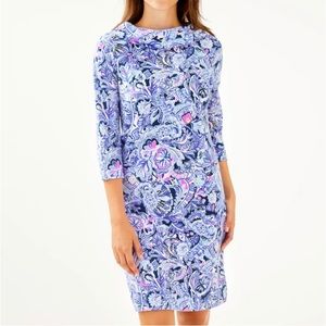 Lilly Pulitzer Saralyn Dress Namastay in the Jungle Size Large NWT